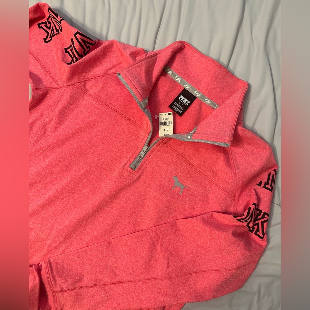 PINK quarter zip NWT